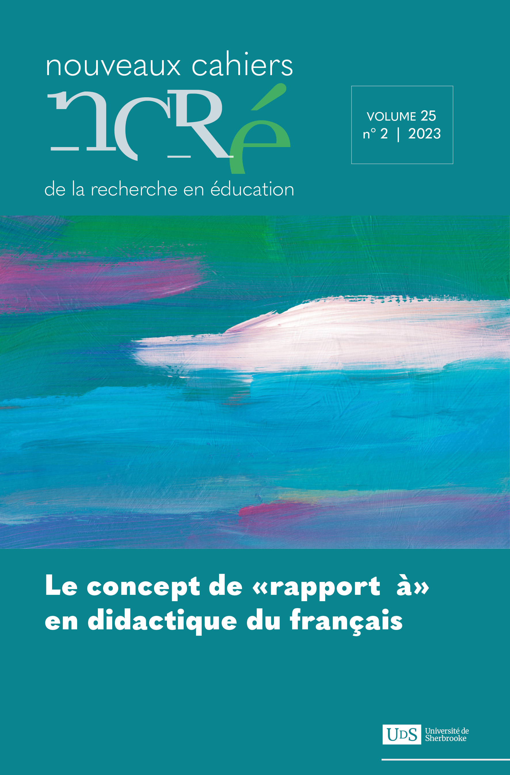 					Afficher Vol. 25 No. 2 (2023): Le concept de « rapport à » en didactique du français
				